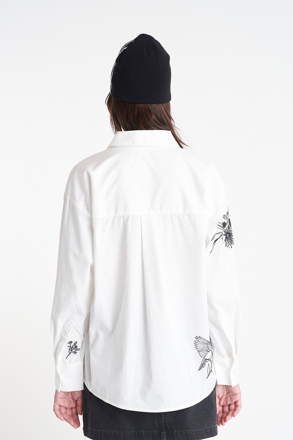 HUFFER INKED DAY SHIRT - CHALK