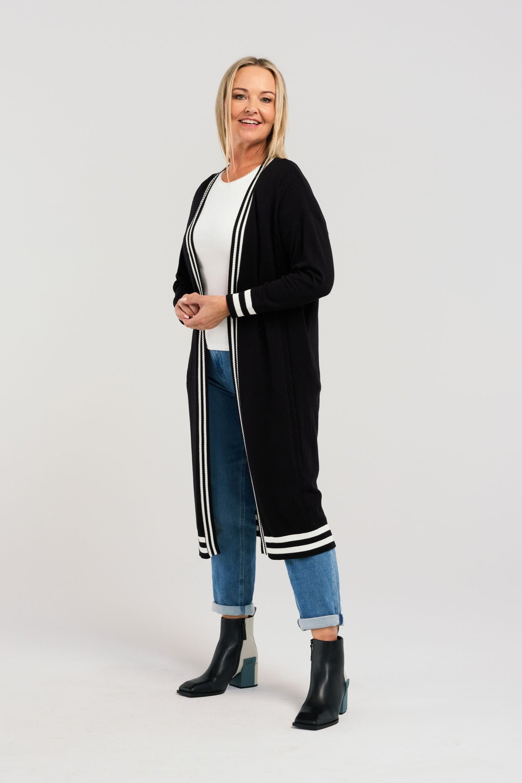 ZAFINA CAMERON KNIT - BLACK - THE VOGUE STORE