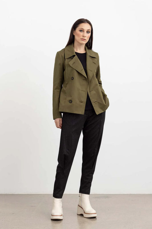 STYLE LAB SUBCONCIOUS JACKET - OLIVE - THE VOGUE STORE