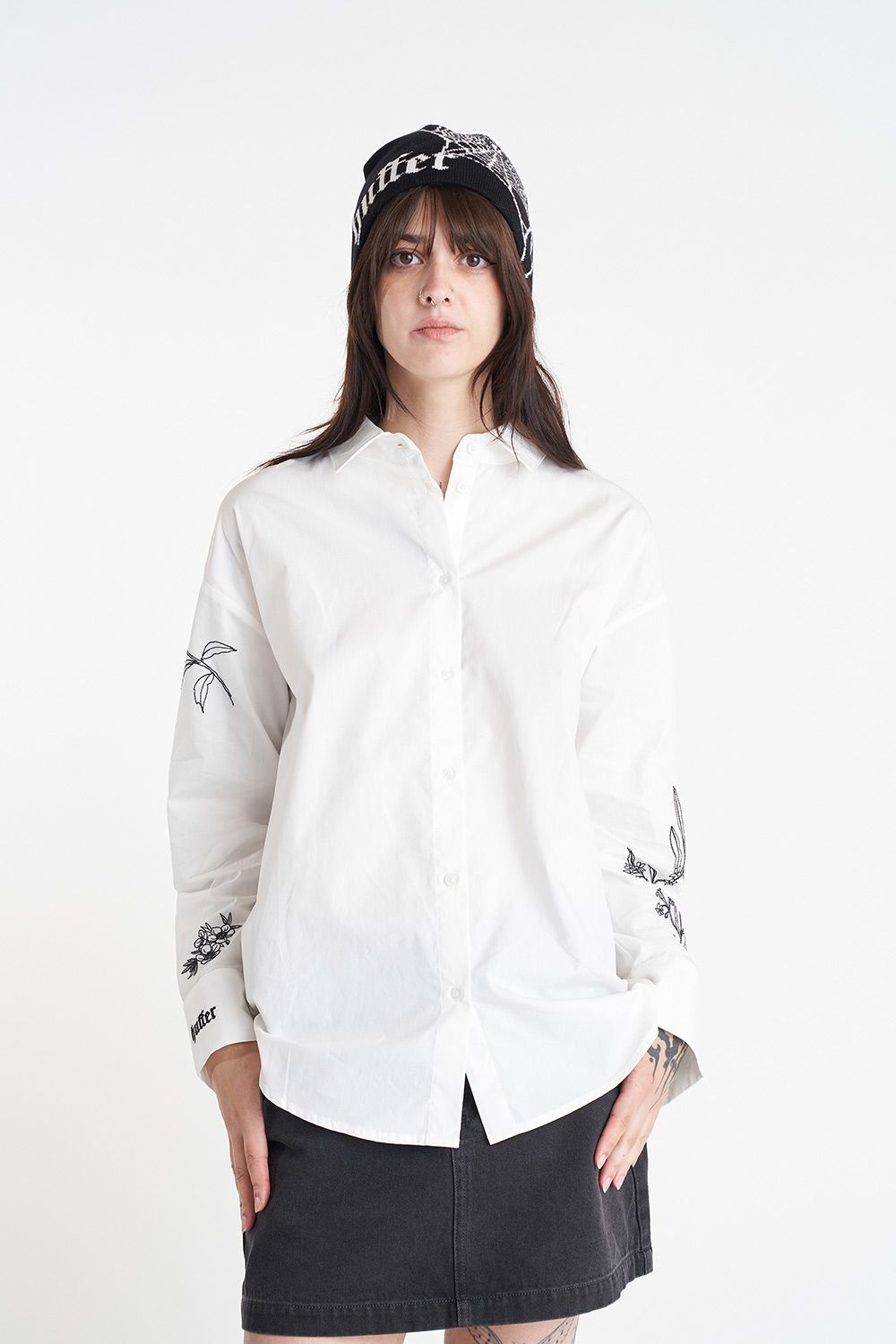 HUFFER INKED DAY SHIRT - CHALK