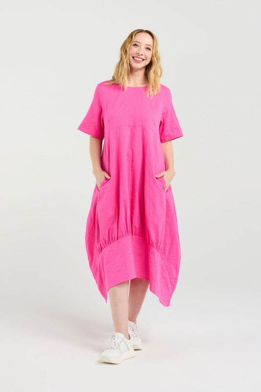 SEDUCE SELENA DRESS - HOT PINK - THE VOGUE STORE