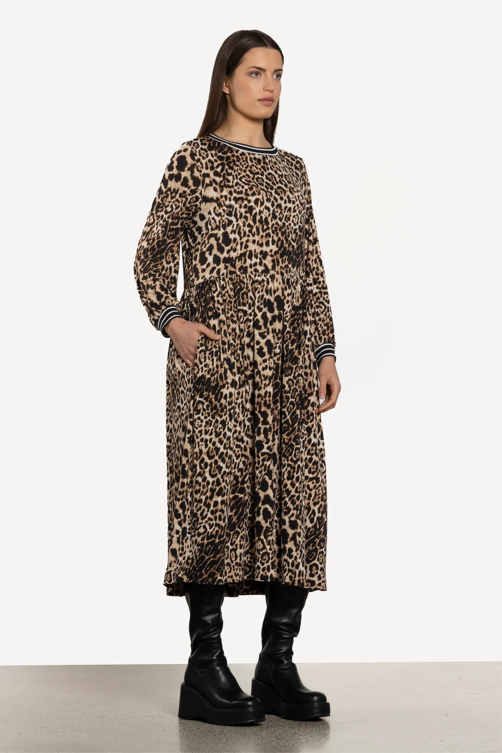 REPERTOIRE TOMMY DRESS - PRINT ANIMAL - THE VOGUE STORE