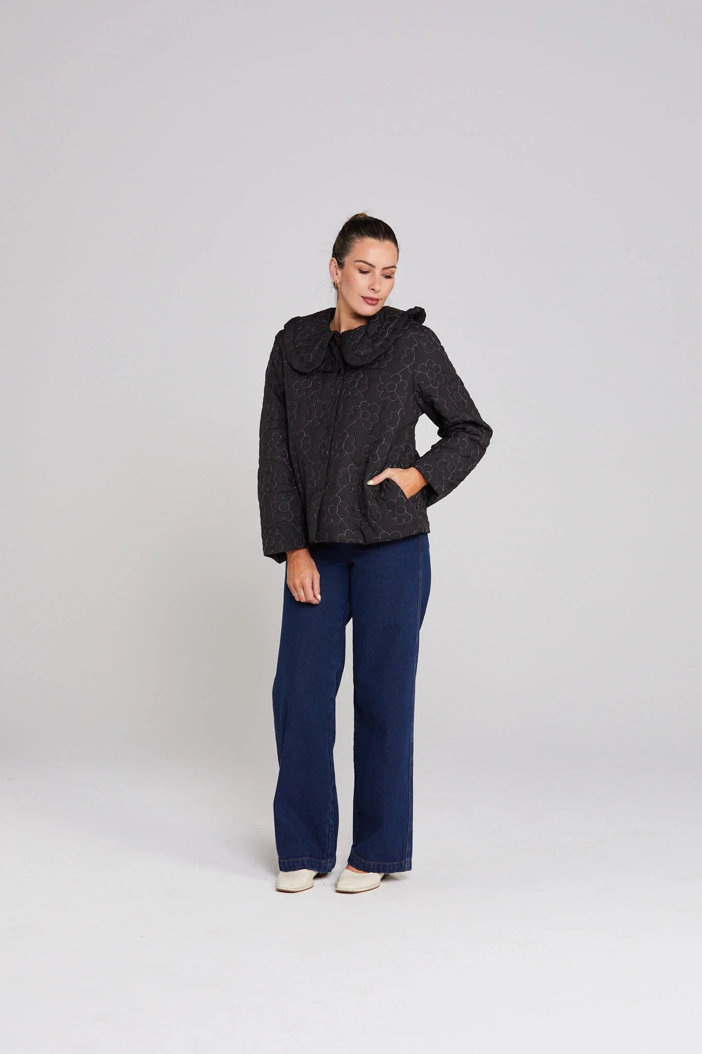 THING THING REMARK JACKET - NIGHT BLOOM - THER VOGUE STORE