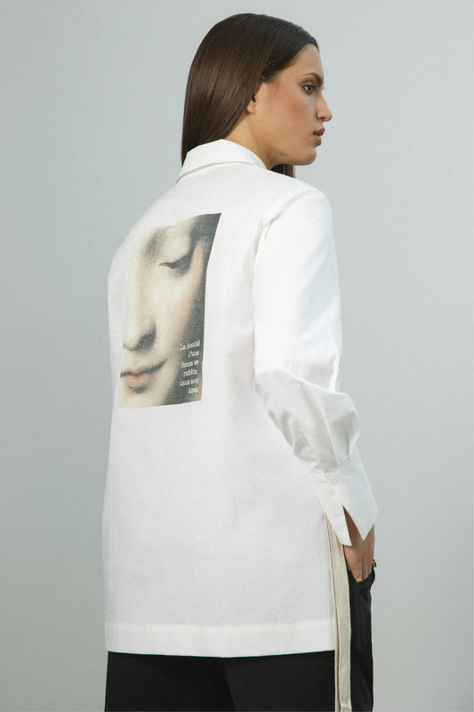 REPERTOIRE VINCI SHIRT - WHITE - THE VOGUE STORE