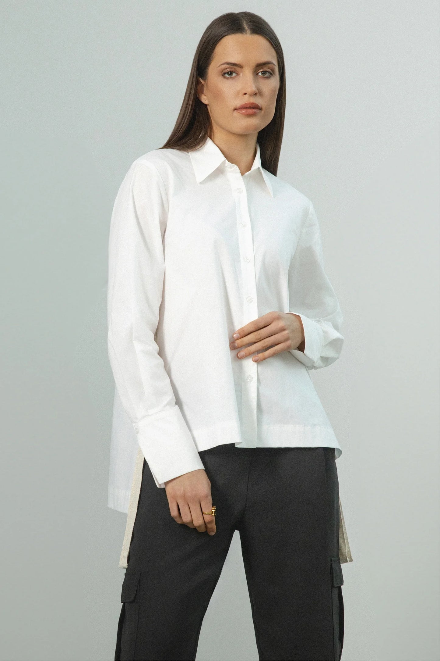 REPERTOIRE VINCI SHIRT - WHITE - THE VOGUE STORE