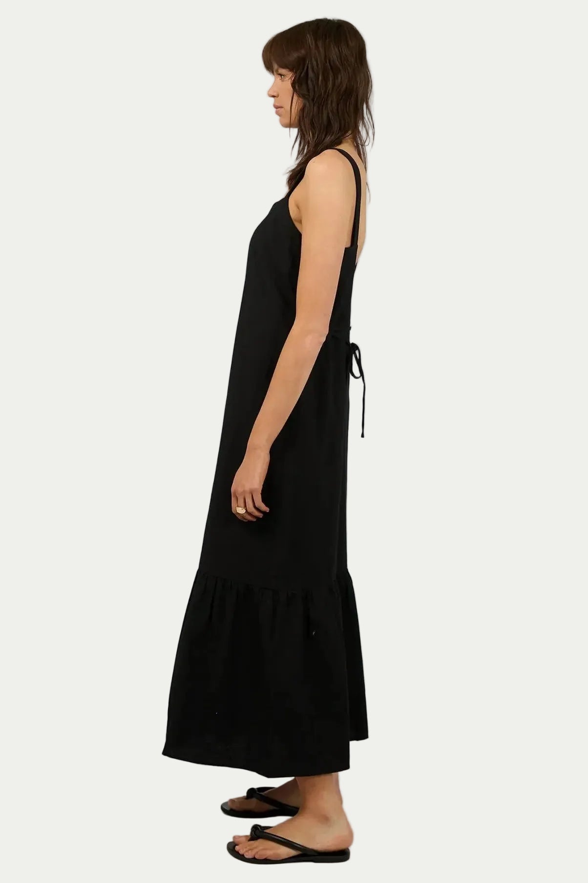 SILENT THEORY WILLA MAXI DRESS - BLACK - THE VOGUE STORE