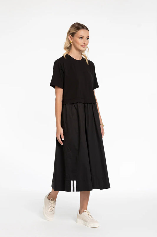 STYLE XLAB THAT WAY DRESS - BLACK - THE VOGUE STORE
