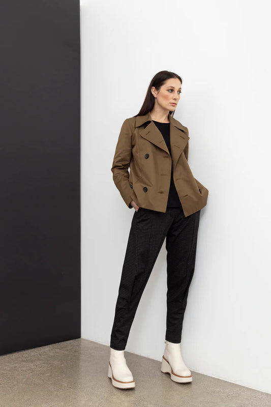 STYLE XLAB SUBCONCIOUS PANT - BROWN PRINT - THE VOGUE STORE
