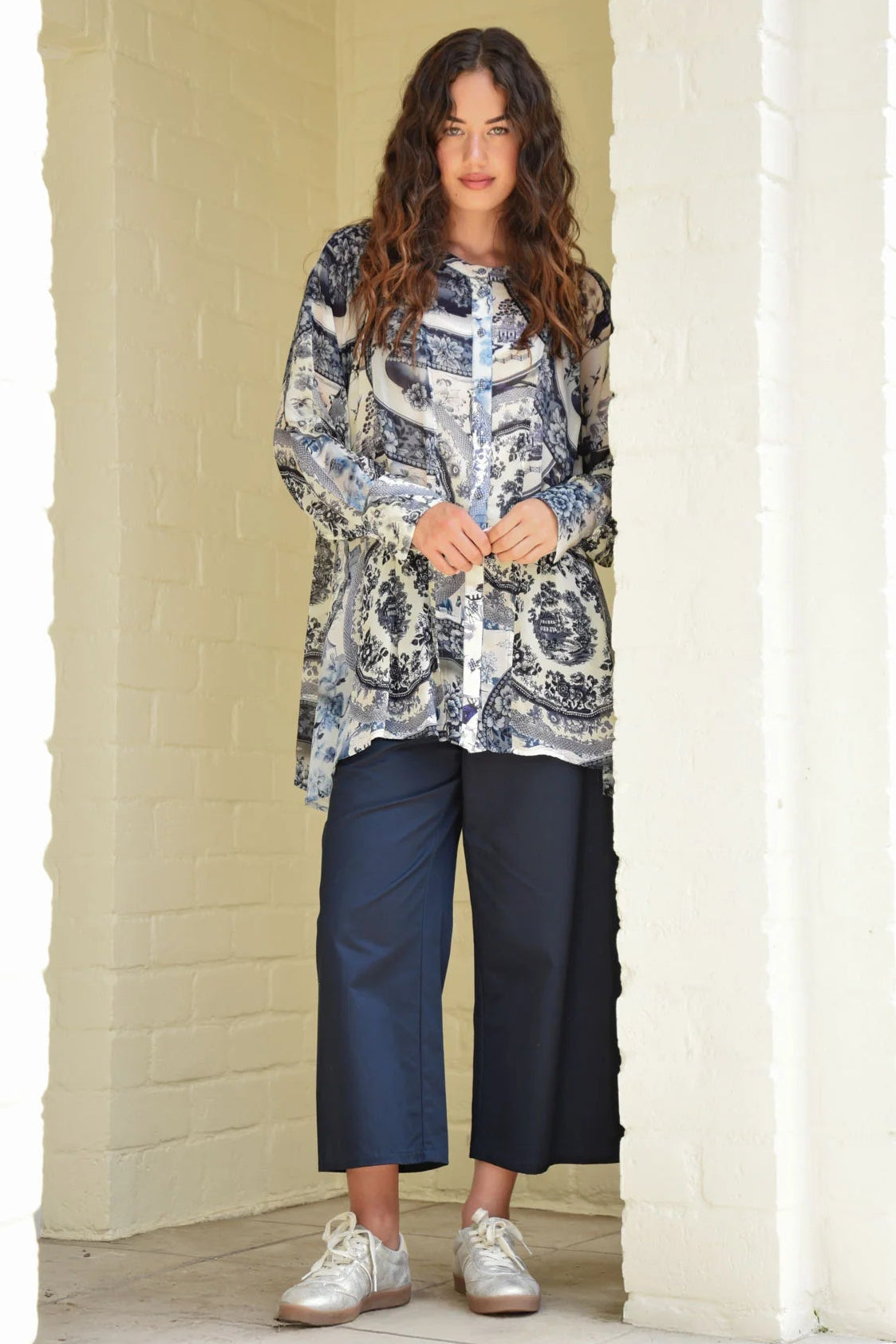 CURATE BEST IN SHOW SHIRT - BLUE PLATE - THE VOGUE STORE
