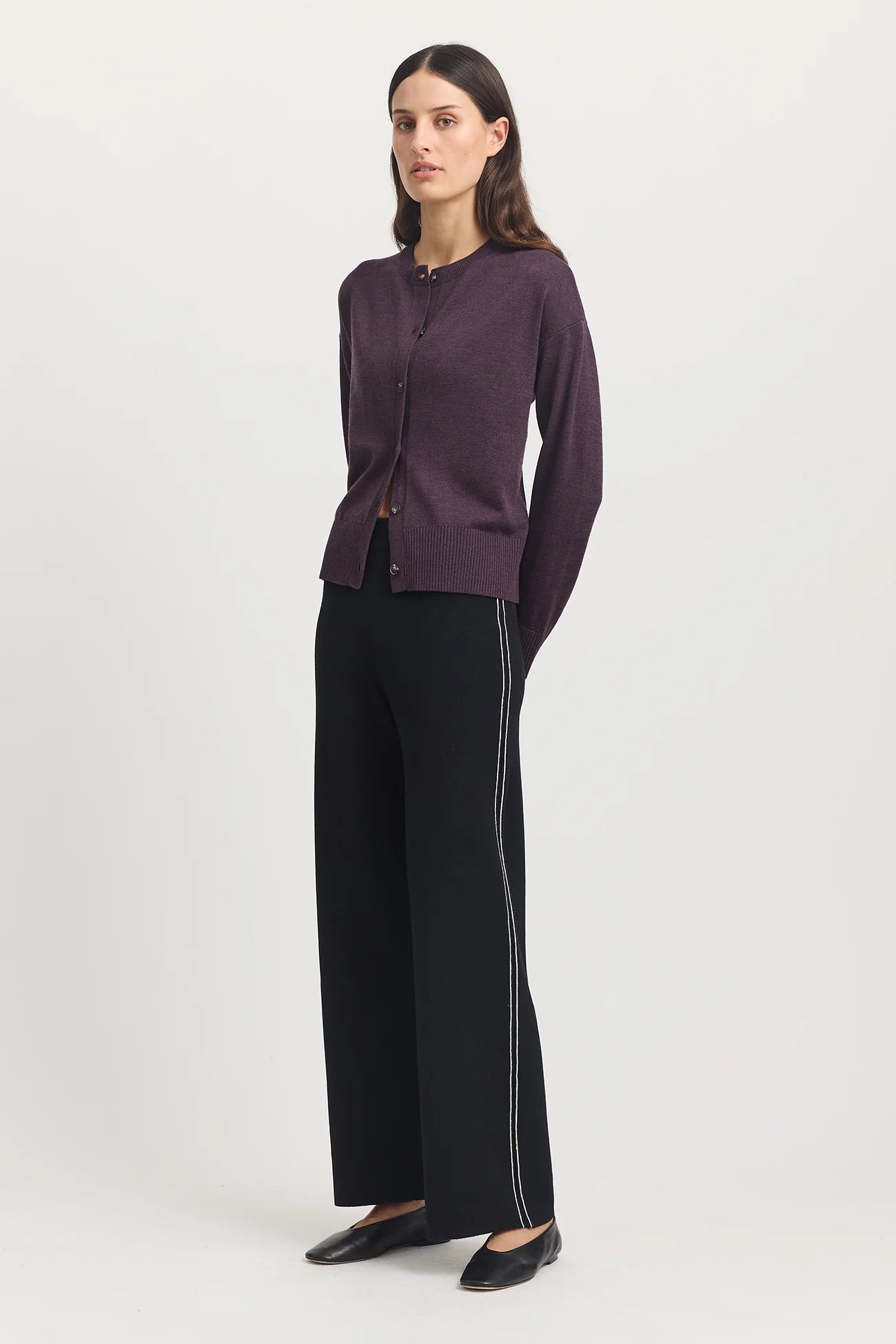 TOORALLIE FINE KNIT CARDIGAN - SUMAK - THE VOGUE STORE