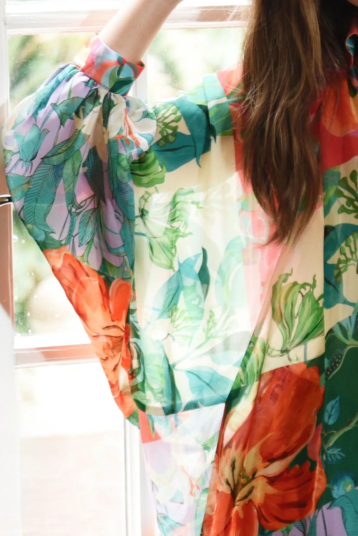 CURATE BILLOW PARTY - TEAL FLORAL - THE VOGUE STORE