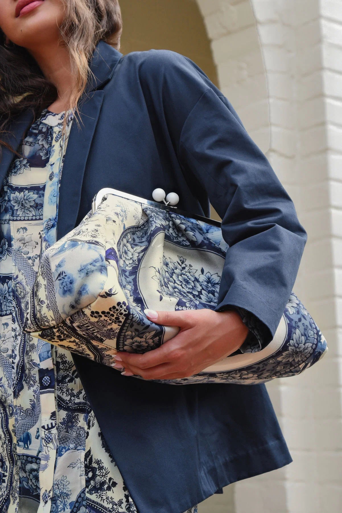 CURATE SHOULDER CANDY BAG - BLUE PLATE - THE VOGUE STORE