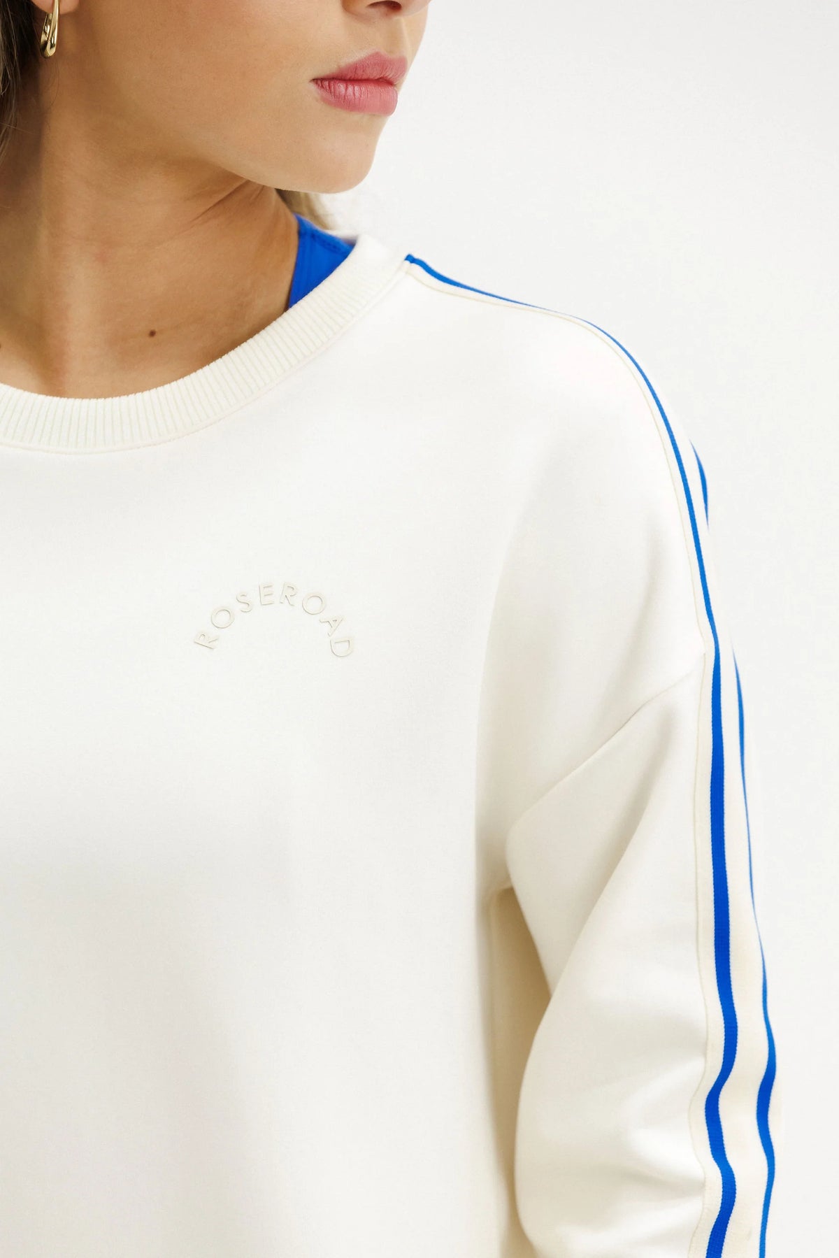 ROSE ROAD DAKOTA CREW - FOAM - THE VOGUE STORE