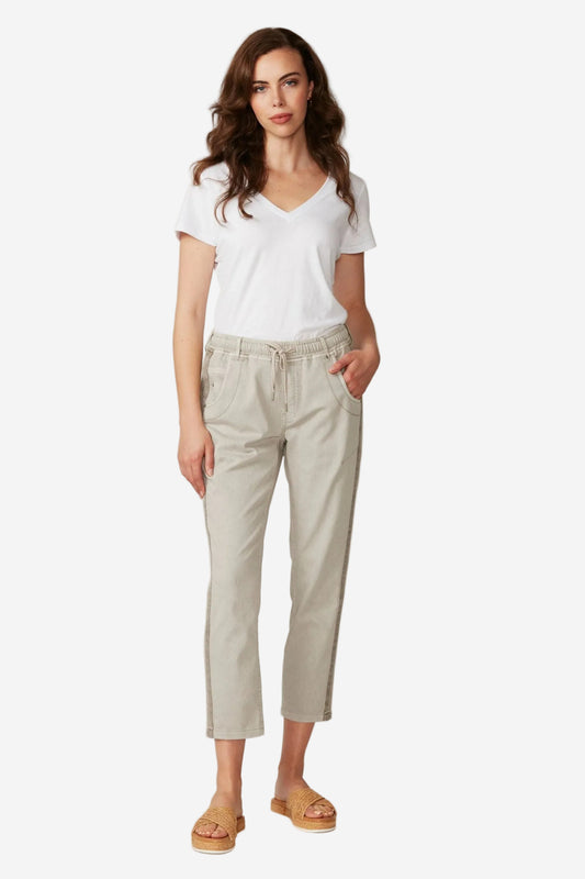LANIA ZANE BOYFRIEND JEAN - NATURAL - THE VOGUE STORE