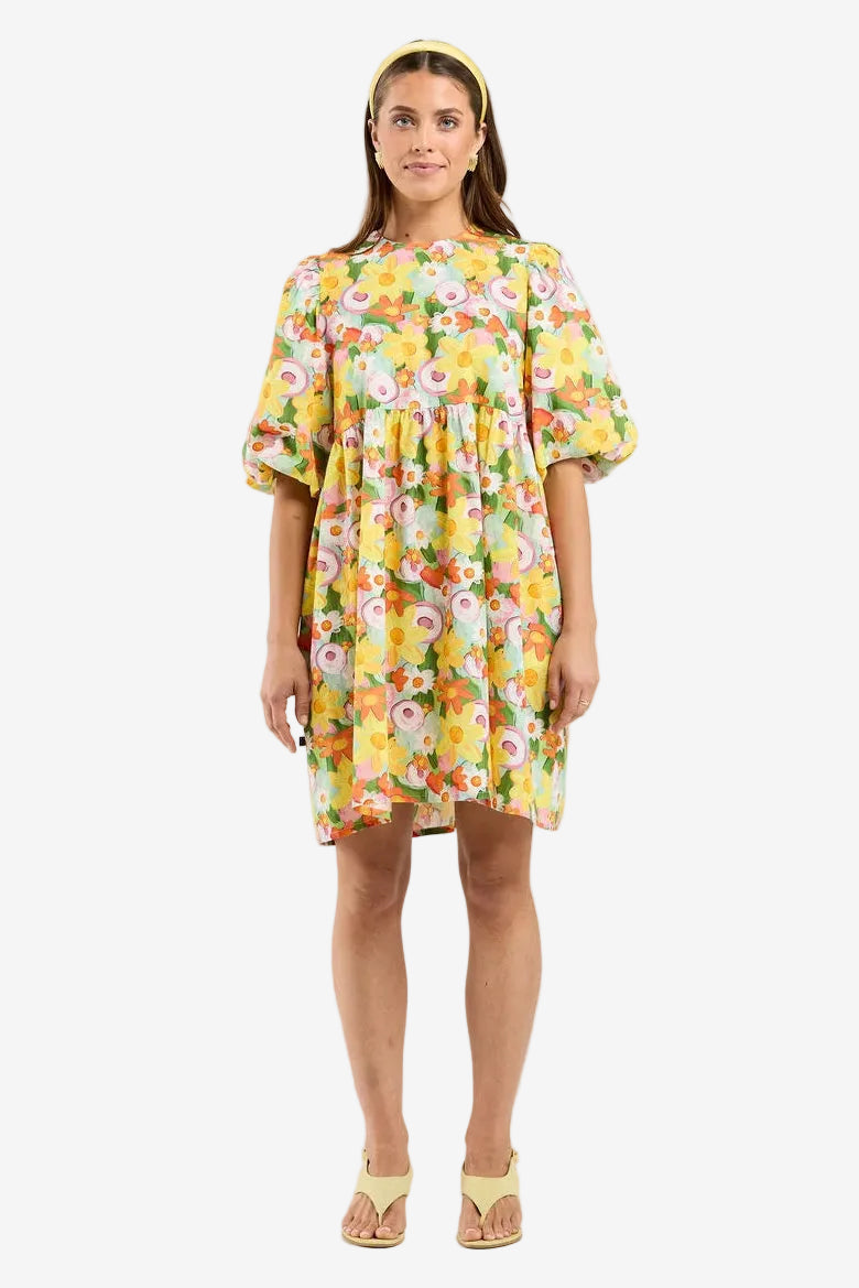 THING THING SPIN DRESS - FRUIT SALAD FLORAL - THE VOGUE STORE