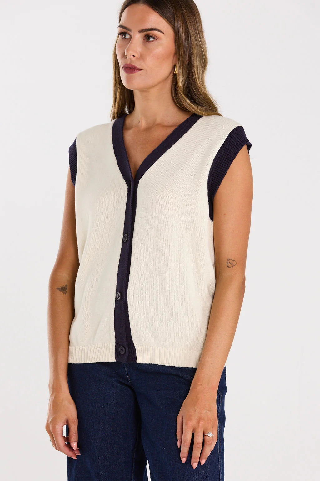 THING THING ARMOUR VEST - MILKY BAR - THE VOGUE STORE