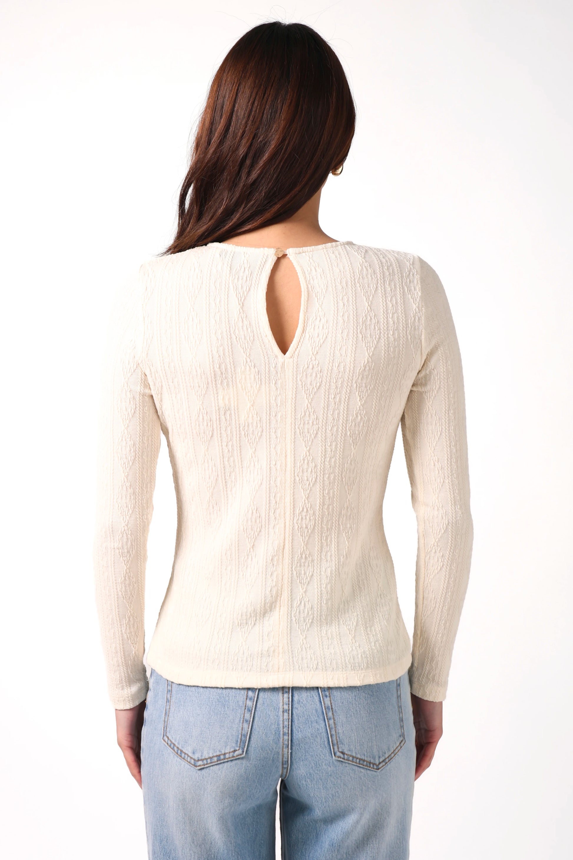 STELLA + GEMMA HOLIDAY TOP - EGGNOG - THE VOGUE STORE