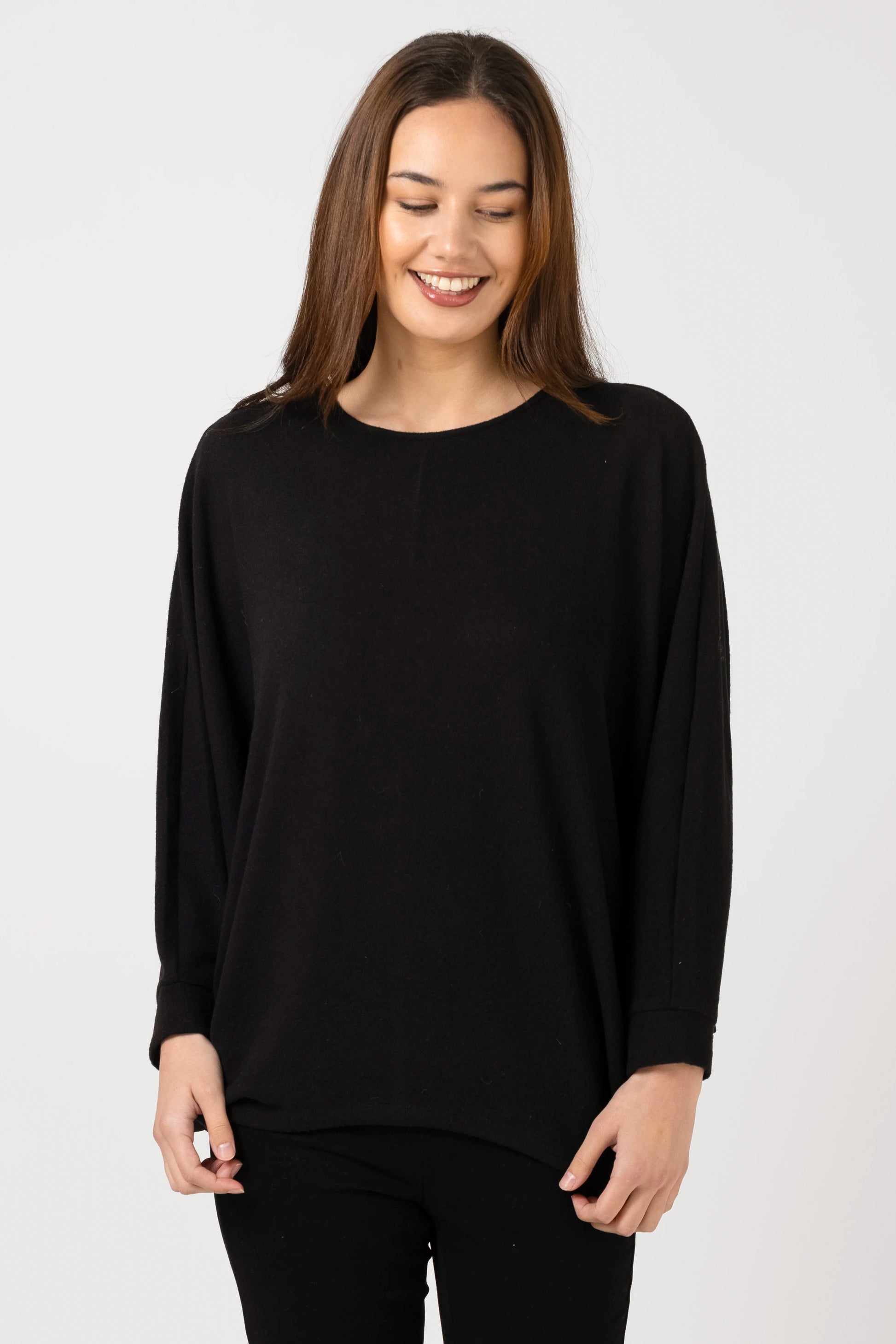 STELLA + GEMMA SABLE TOP - BLACK - THE VOGUE STORE