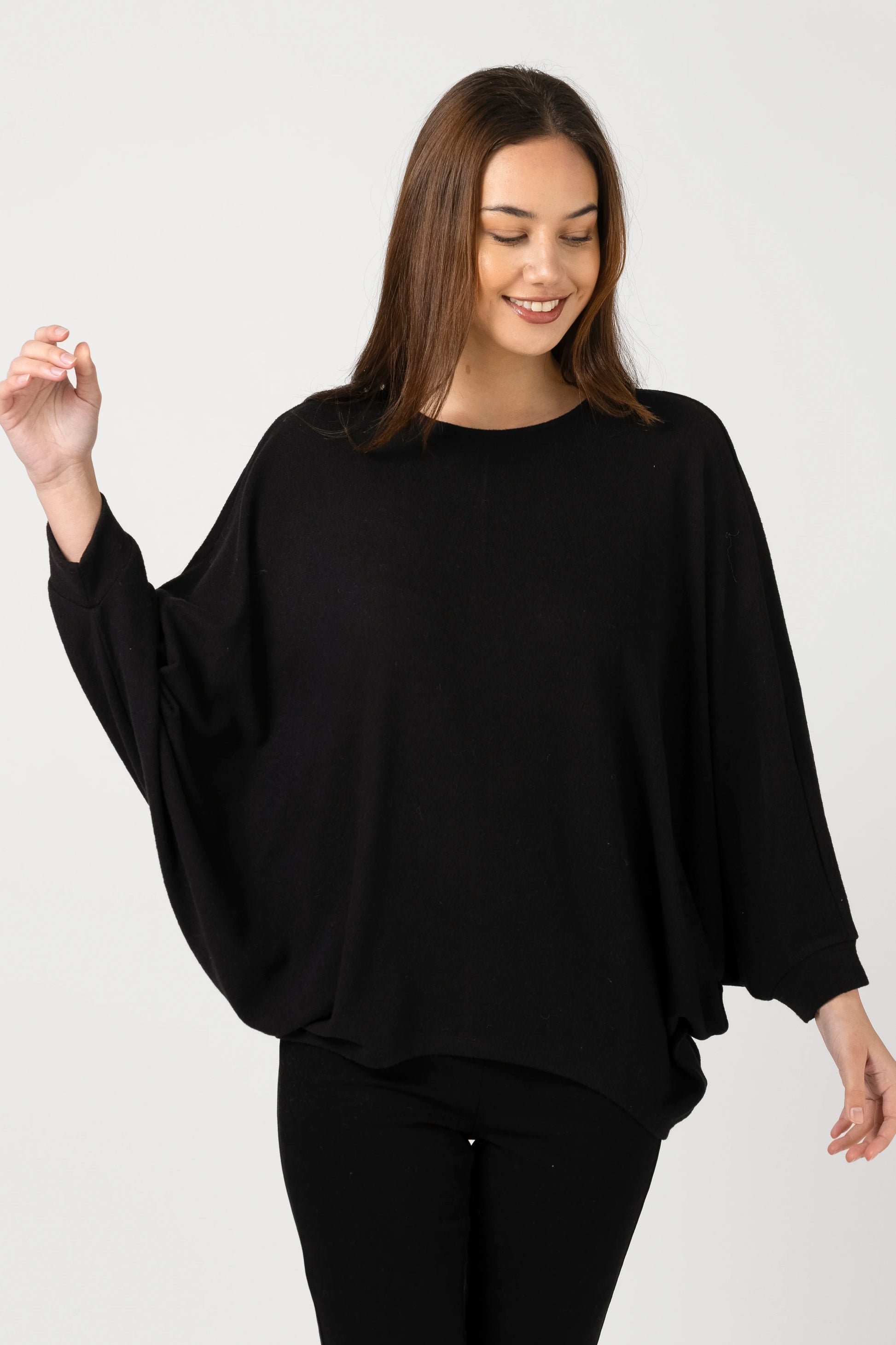 STELLA + GEMMA SABLE TOP - BLACK - THE VOGUE STORE