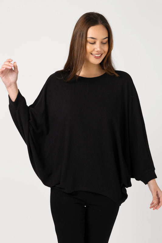 STELLA + GEMMA SABLE TOP - BLACK - THE VOGUE STORE