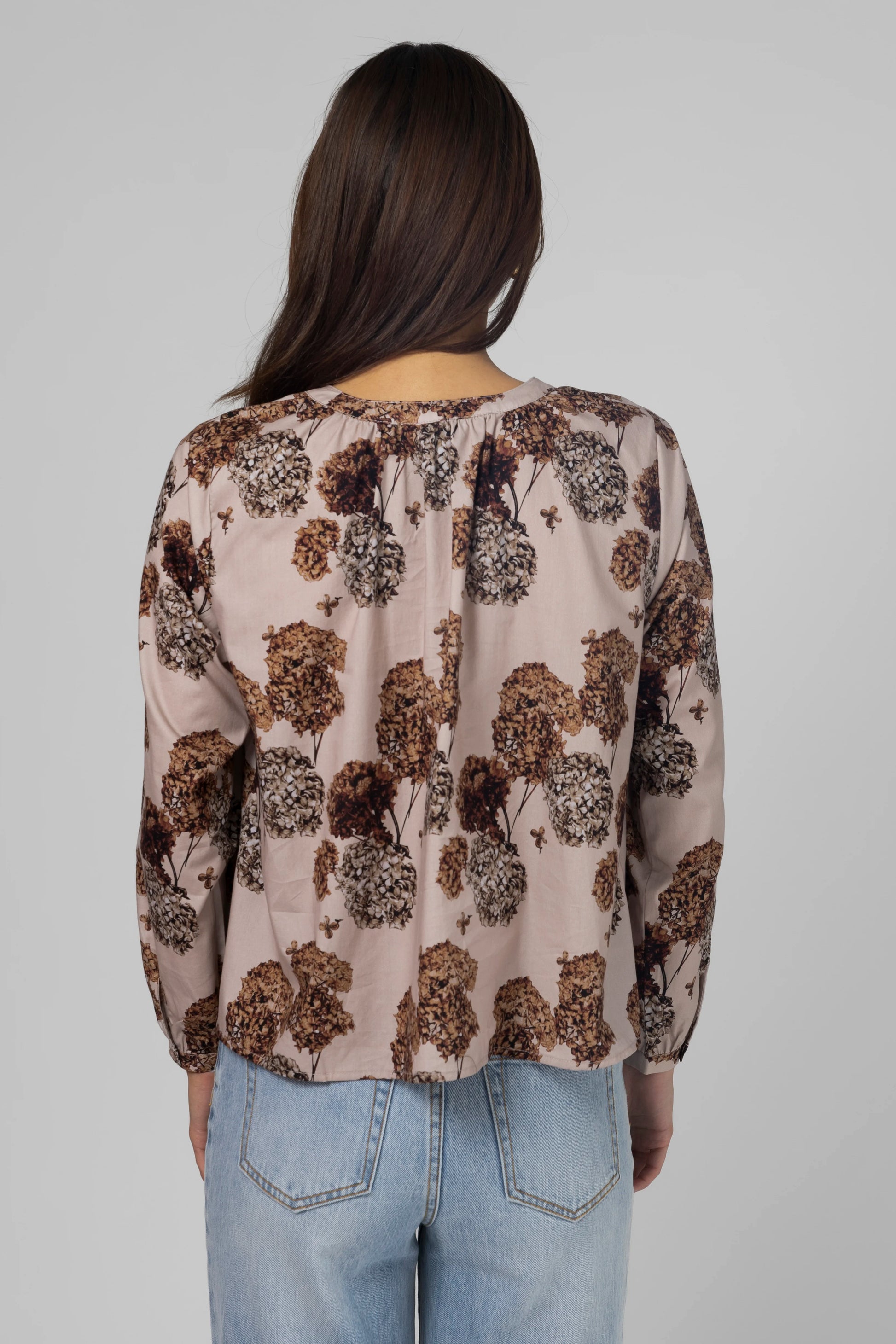 STELLA + GEMMA CONNIE BLOUSE - BLUSH HYDRANGEA - THE VOGUE STORE