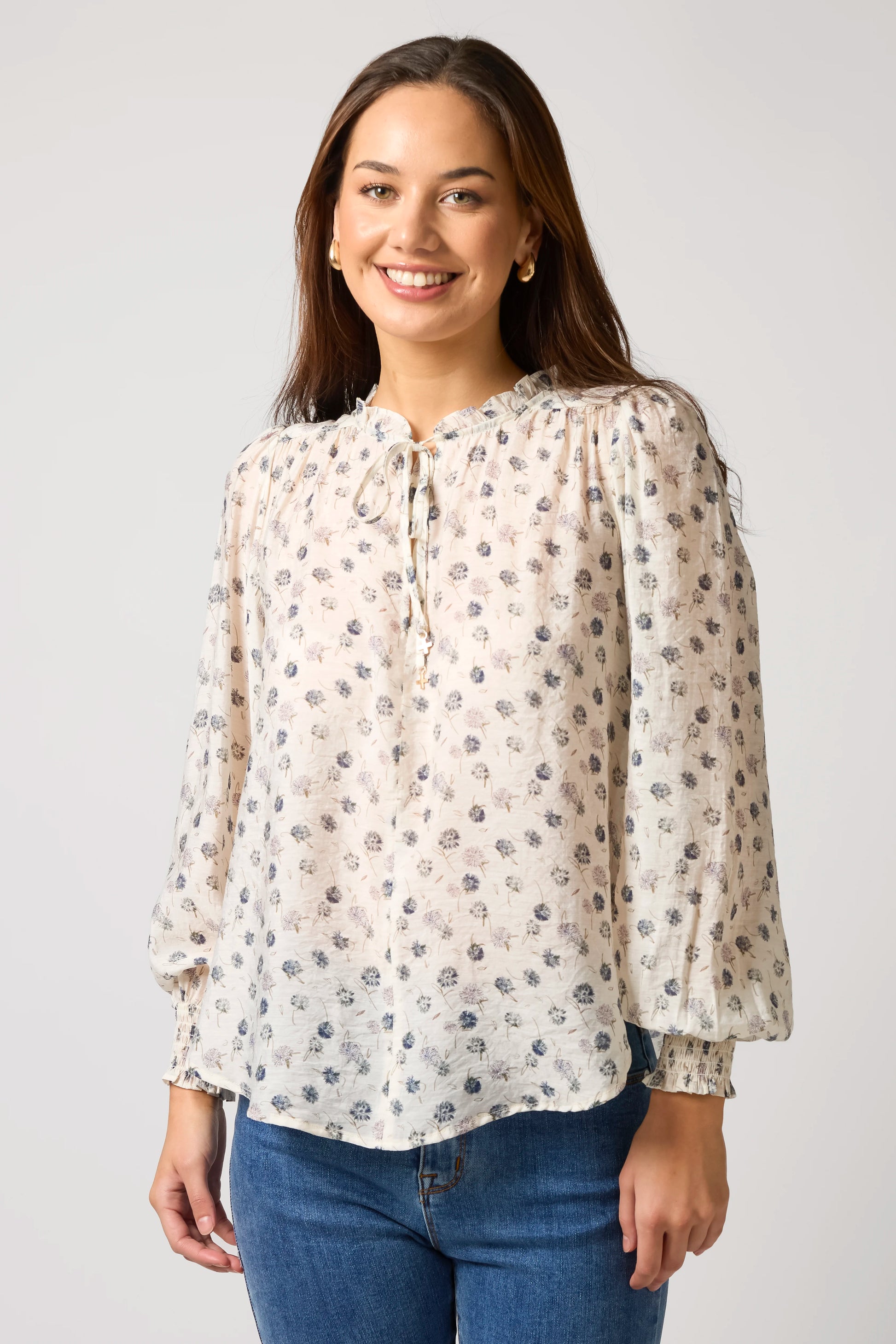 STELLA + GEMMA MATILDA BLOUSE - DANDELION - THE VOGUE STORE