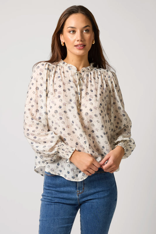 STELLA + GEMMA MATILDA BLOUSE - DANDELION - THE VOGUE STORE