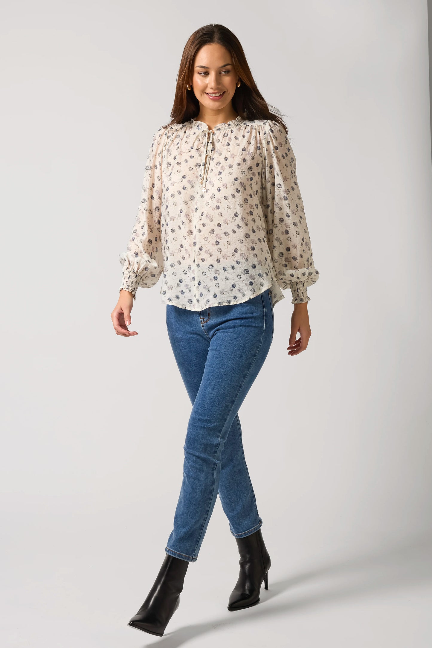 STELLA + GEMMA MATILDA BLOUSE - DANDELION - THE VOGUE STORE