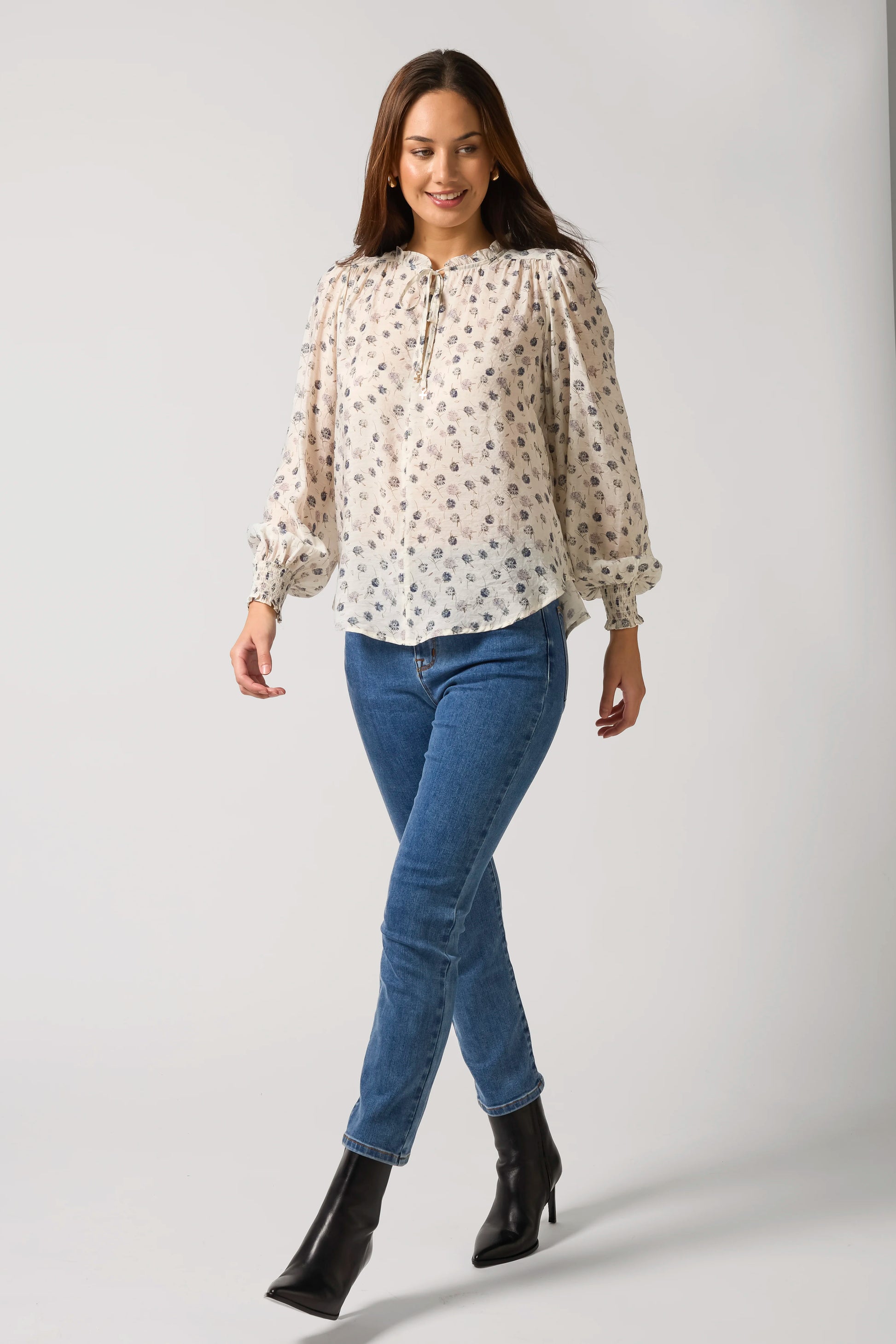 STELLA + GEMMA MATILDA BLOUSE - DANDELION - THE VOGUE STORE