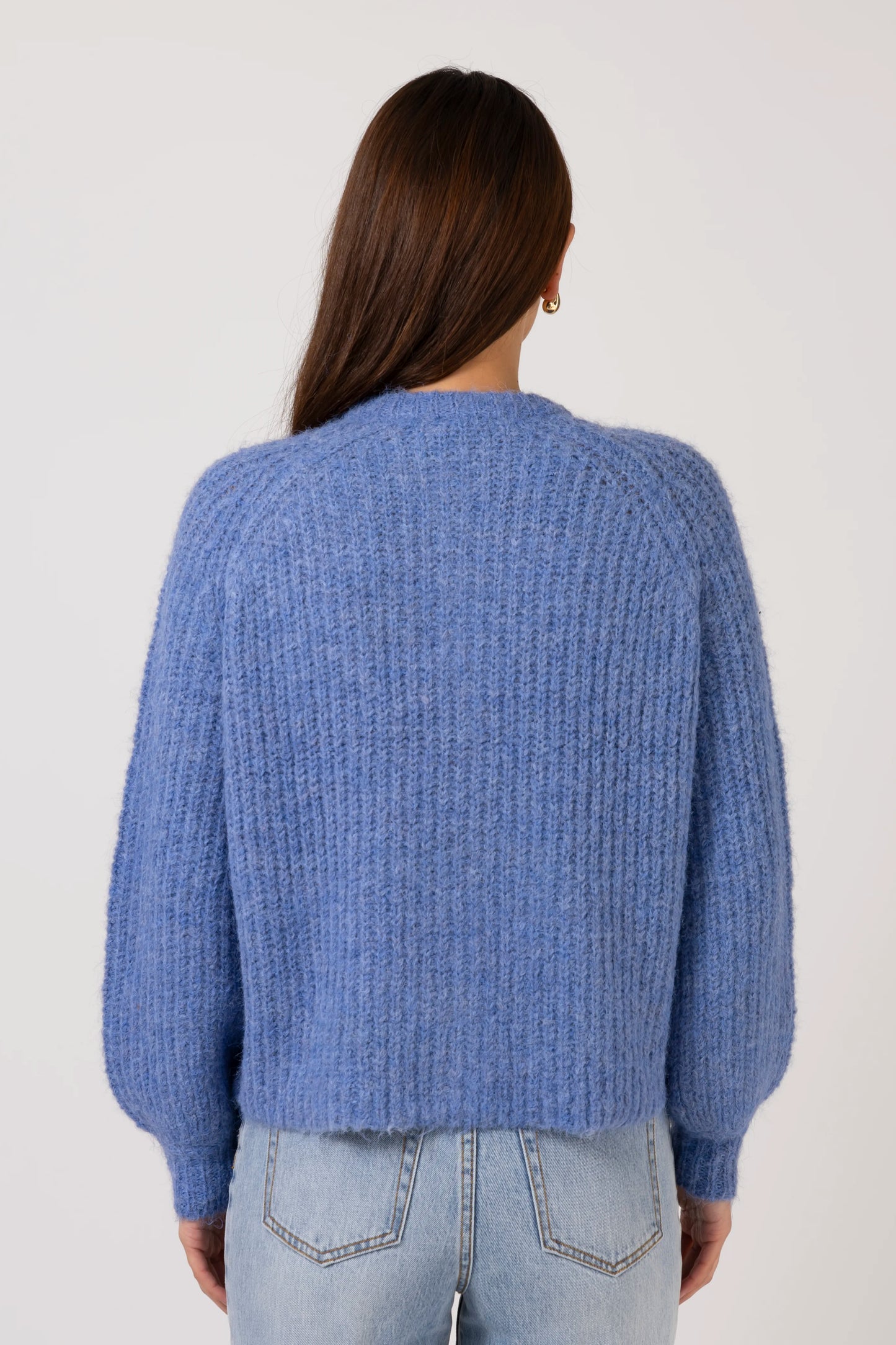 STELLA + GEMMA CORINNE CARDIGAN - CORNFLOWER - THE VOGUE STORE