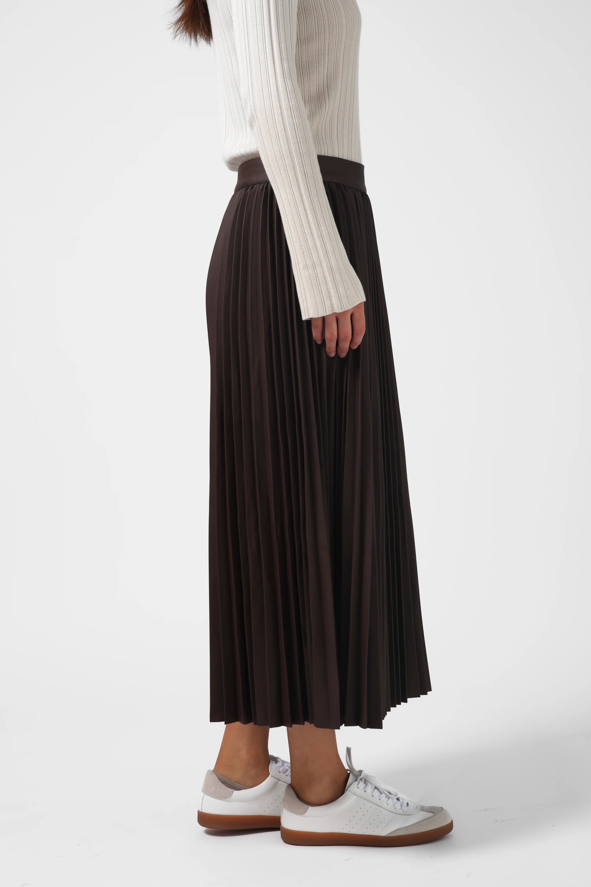 STELLA + GEMMA JULIA SKIRT - CHOCOLATE - THE VOGUE STORE