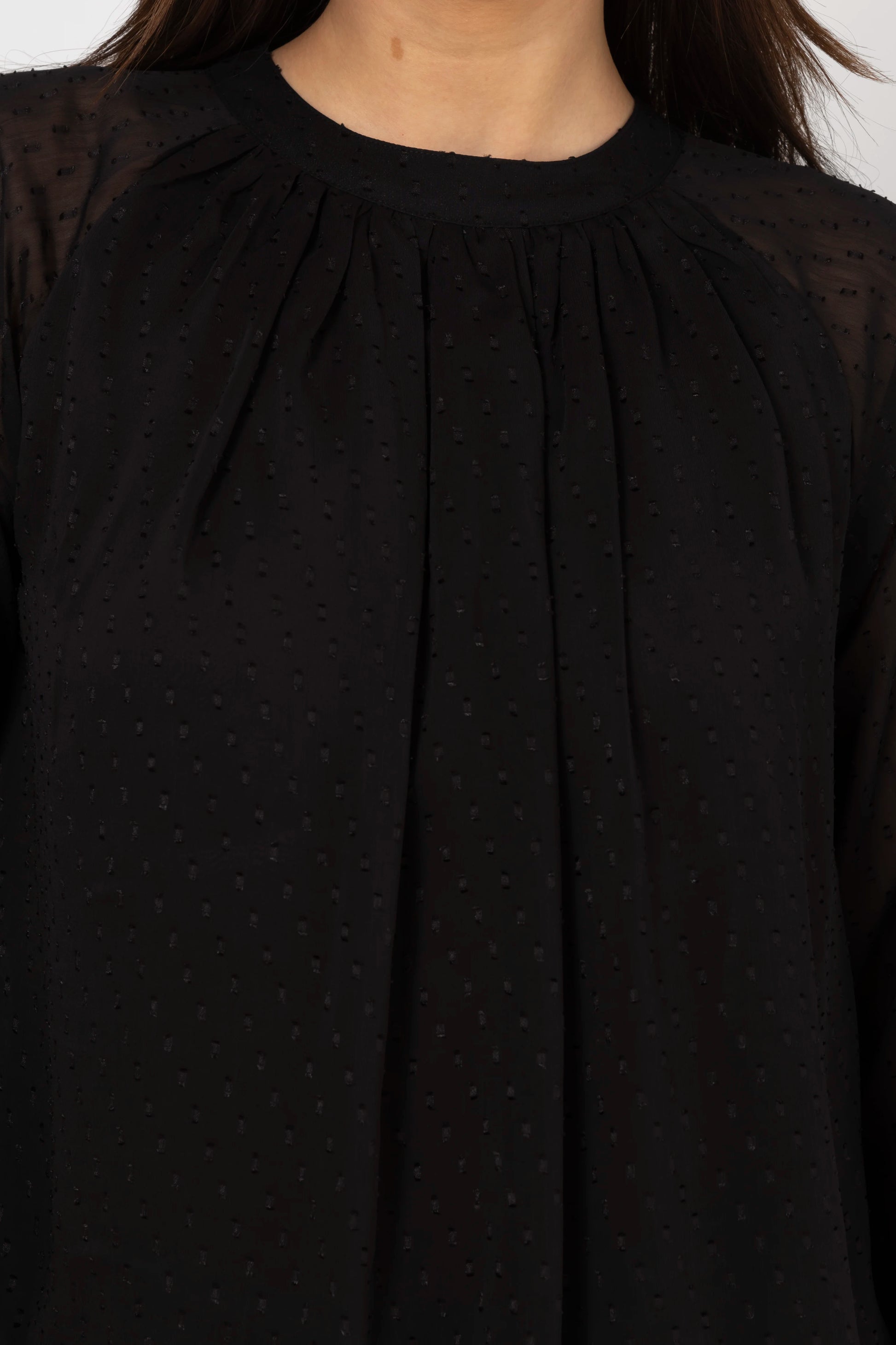 STELLA + GEMMA PIPPA BLOUSE - BLACK - THE VOGUE STORE