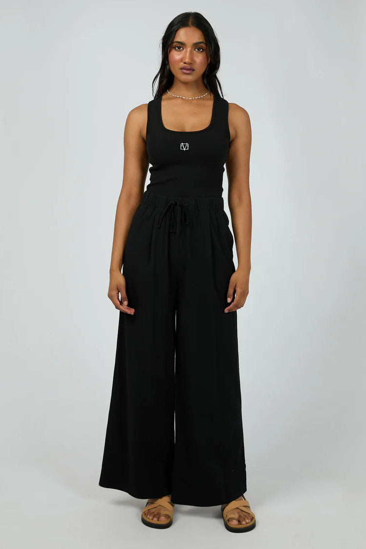 ALL ABOUT EVE ESSENTIAL PANT - BLACK - THE VOGUE STORE