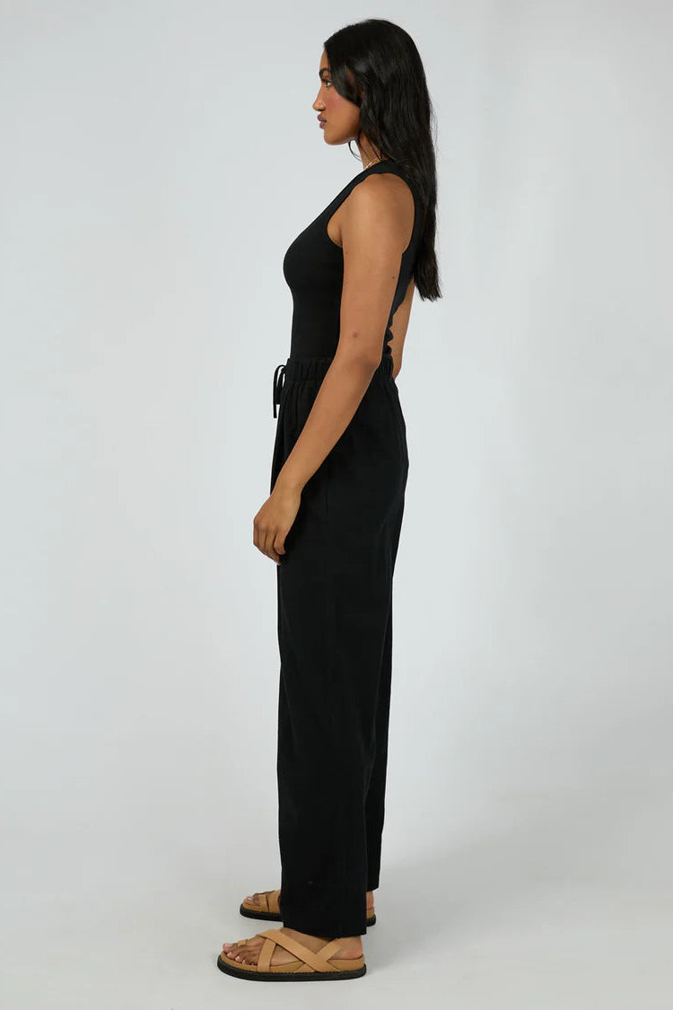 ALL ABOUT EVE ESSENTIAL PANT - BLACK - THE VOGUE STORE
