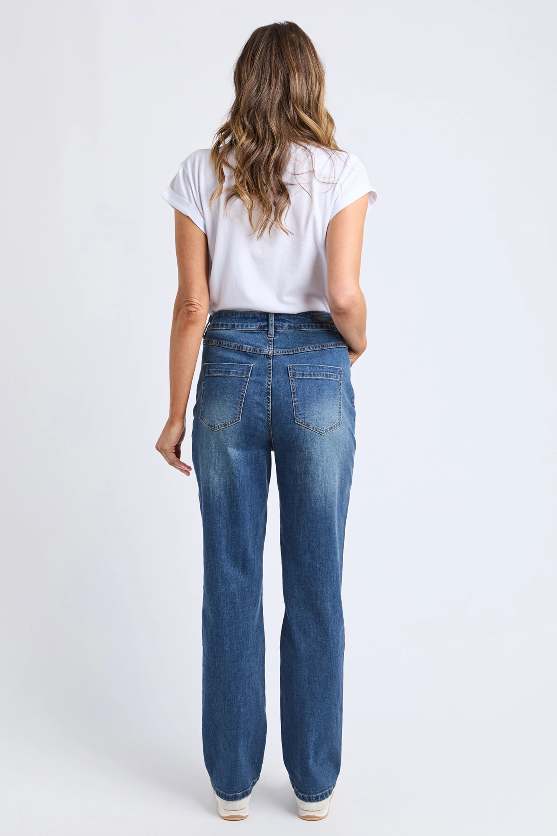 FOXWOOD DEMAND JEAN - VINTAGE BLUE WASH - THE VOGUE STORE