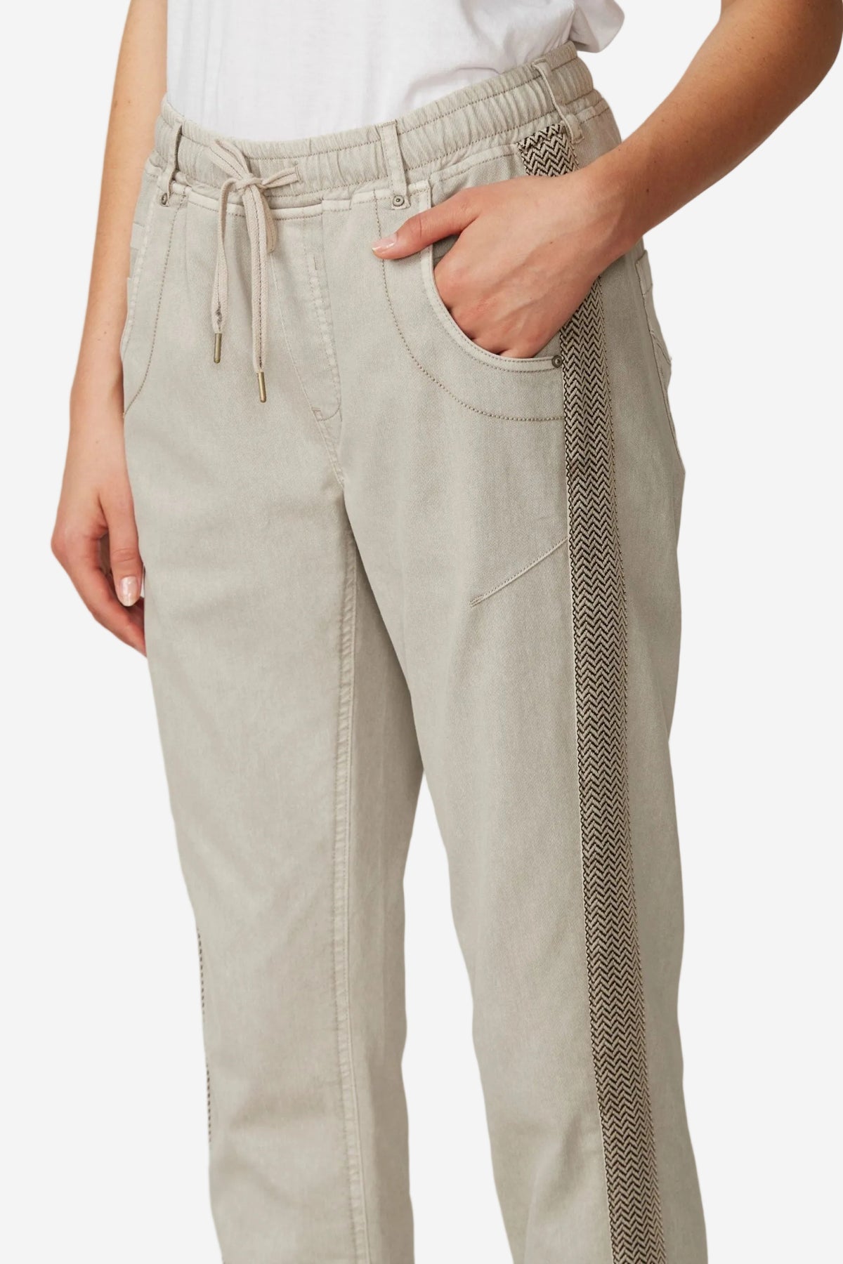 LANIA ZANE BOYFRIEND JEAN - NATURAL - THE VOGUE STORE