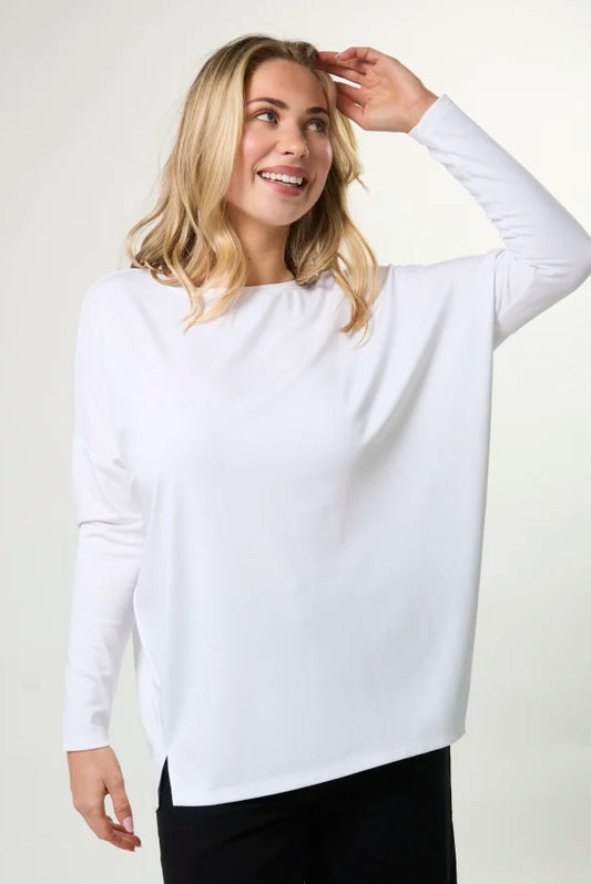 STELLA + GEMMA ROBIN TOP - WHITE - THE VOGUE STORE