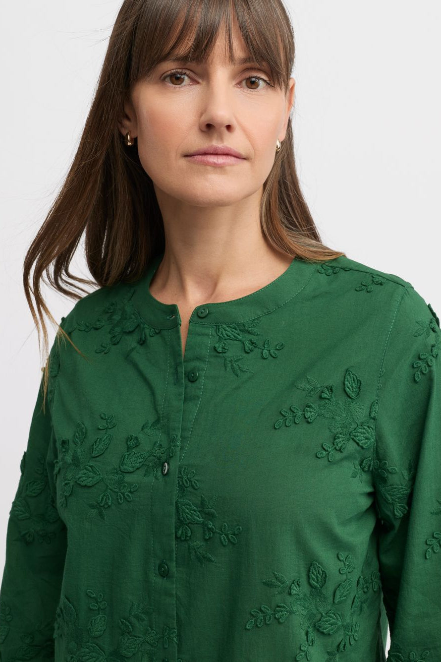 YARRA TRAIL DAINTY SHIRT - CLOVER - THE VOGUE STORE