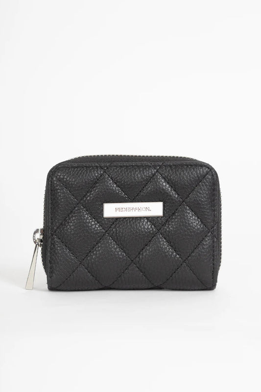 FEDERATION FOR WALLET - BLACK/SILVER - THE VOGUE STORE