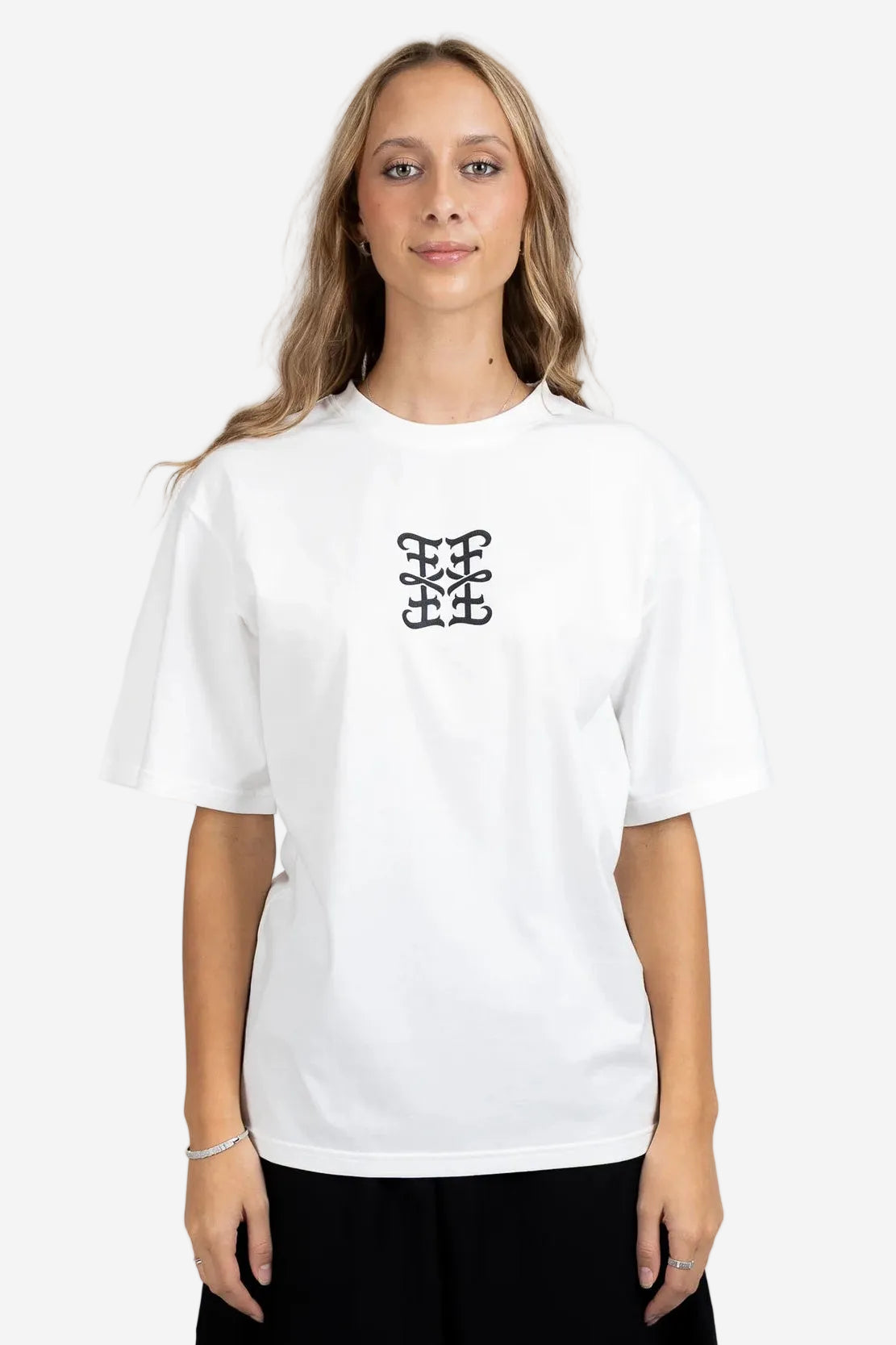 FEDERATION TOUR TEE STAMP - WHITE - THE VOGUE STORE