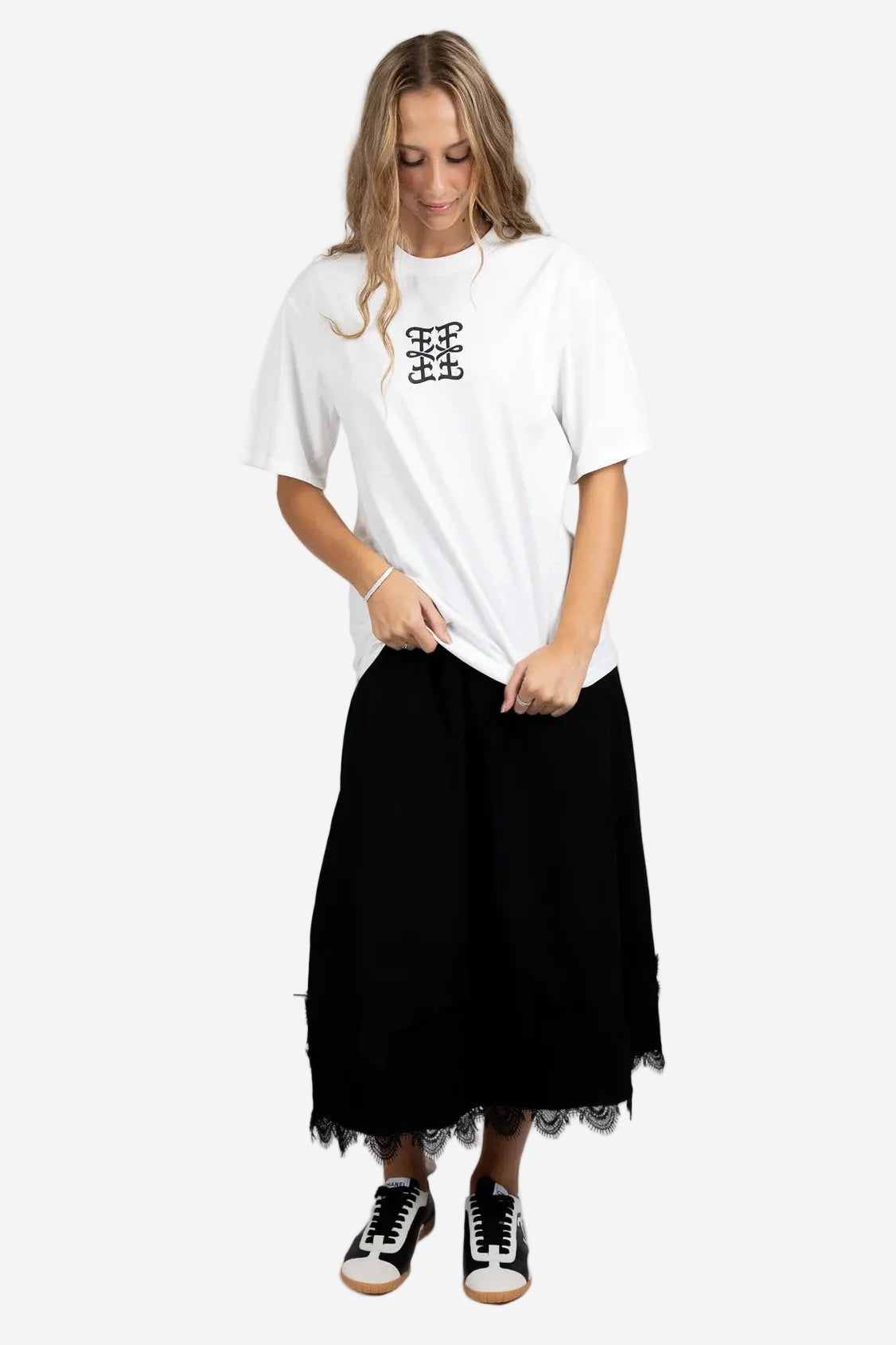 FEDERATION TOUR TEE STAMP - WHITE - THE VOGUE STORE