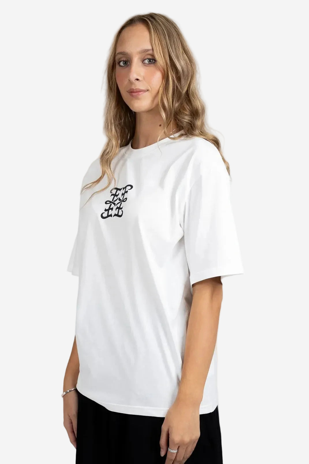 FEDERATION TOUR TEE STAMP - WHITE - THE VOGUE STORE