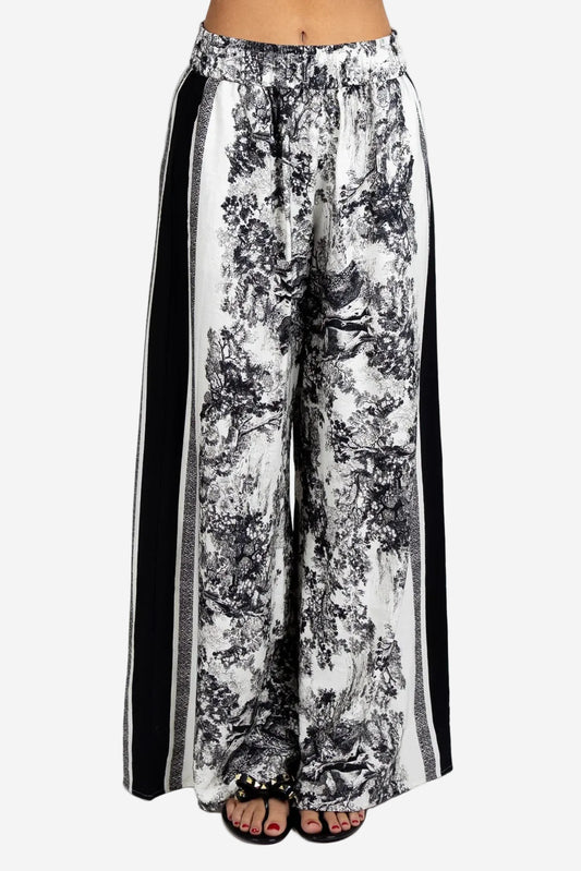 FEDERATION FLOAT PANT - BLACK PRINT - THE VOGUE STORE