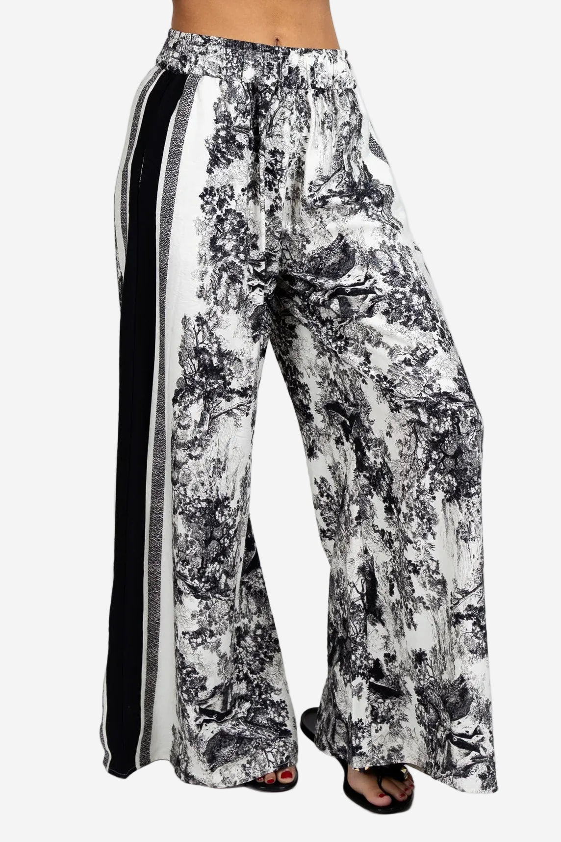 FEDERATION FLOAT PANT - BLACK PRINT - THE VOGUE STORE