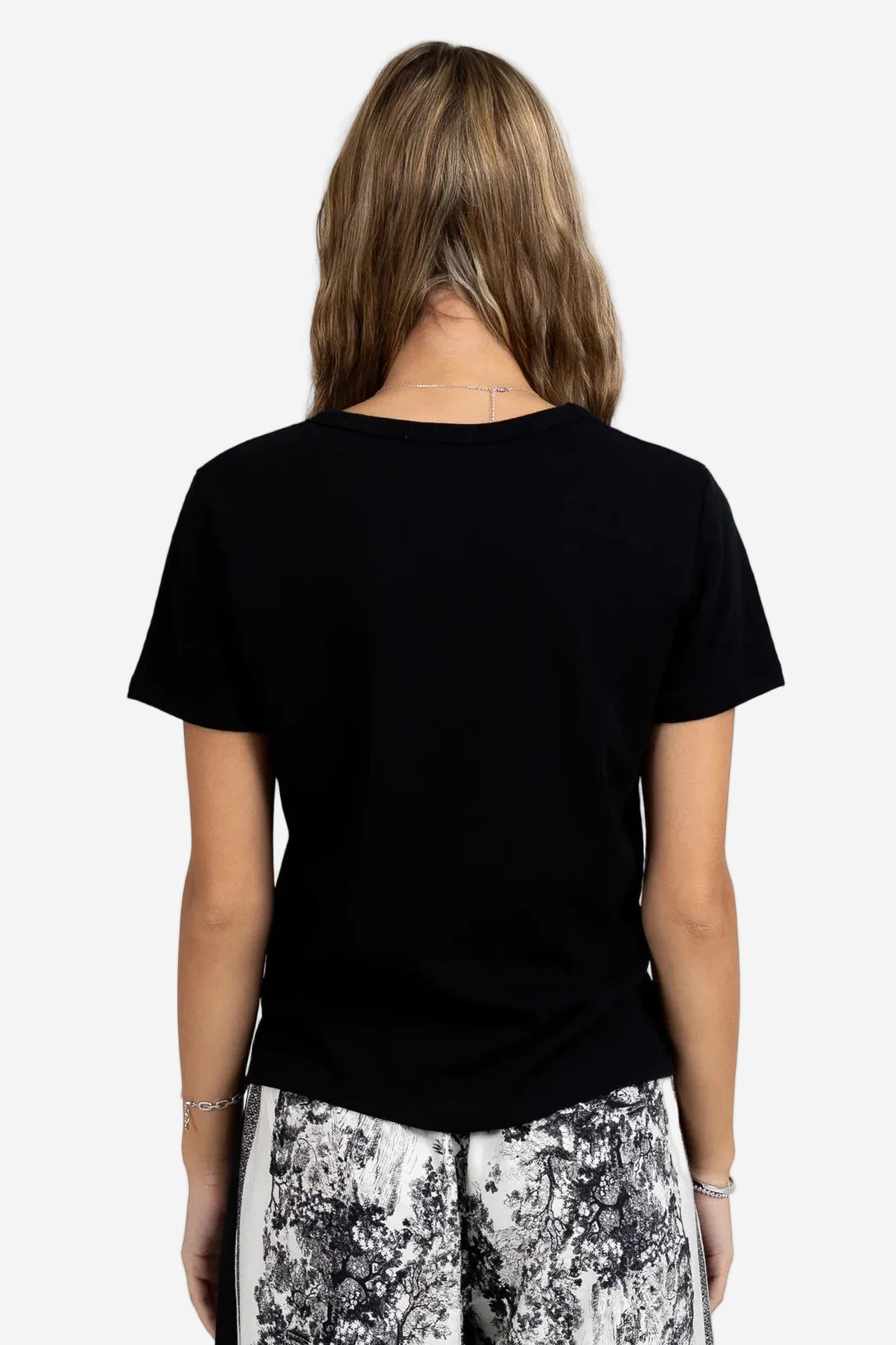 FEDERATION V PLEASE TEE - BLACK - THE VOGUE STORE