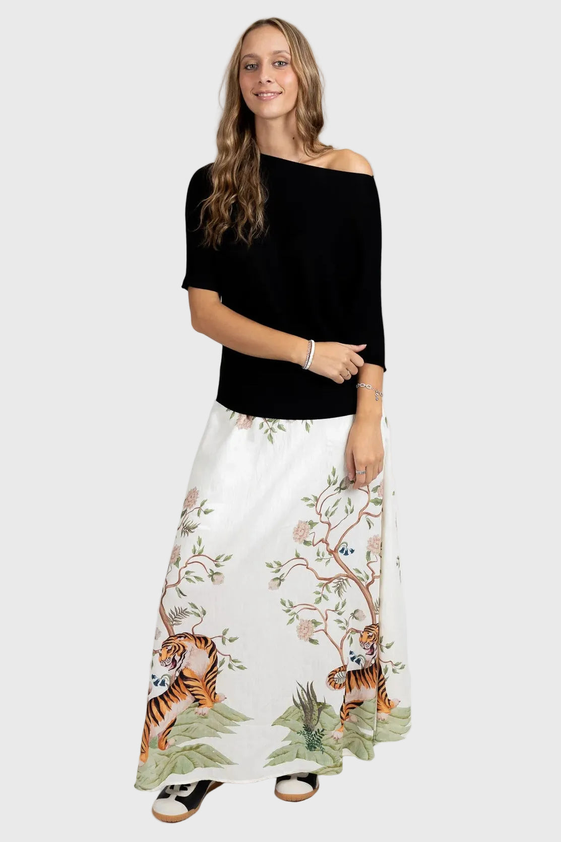 FEDERATION SATURDAY SKIRT - IVORY - THE VOGUE STORE