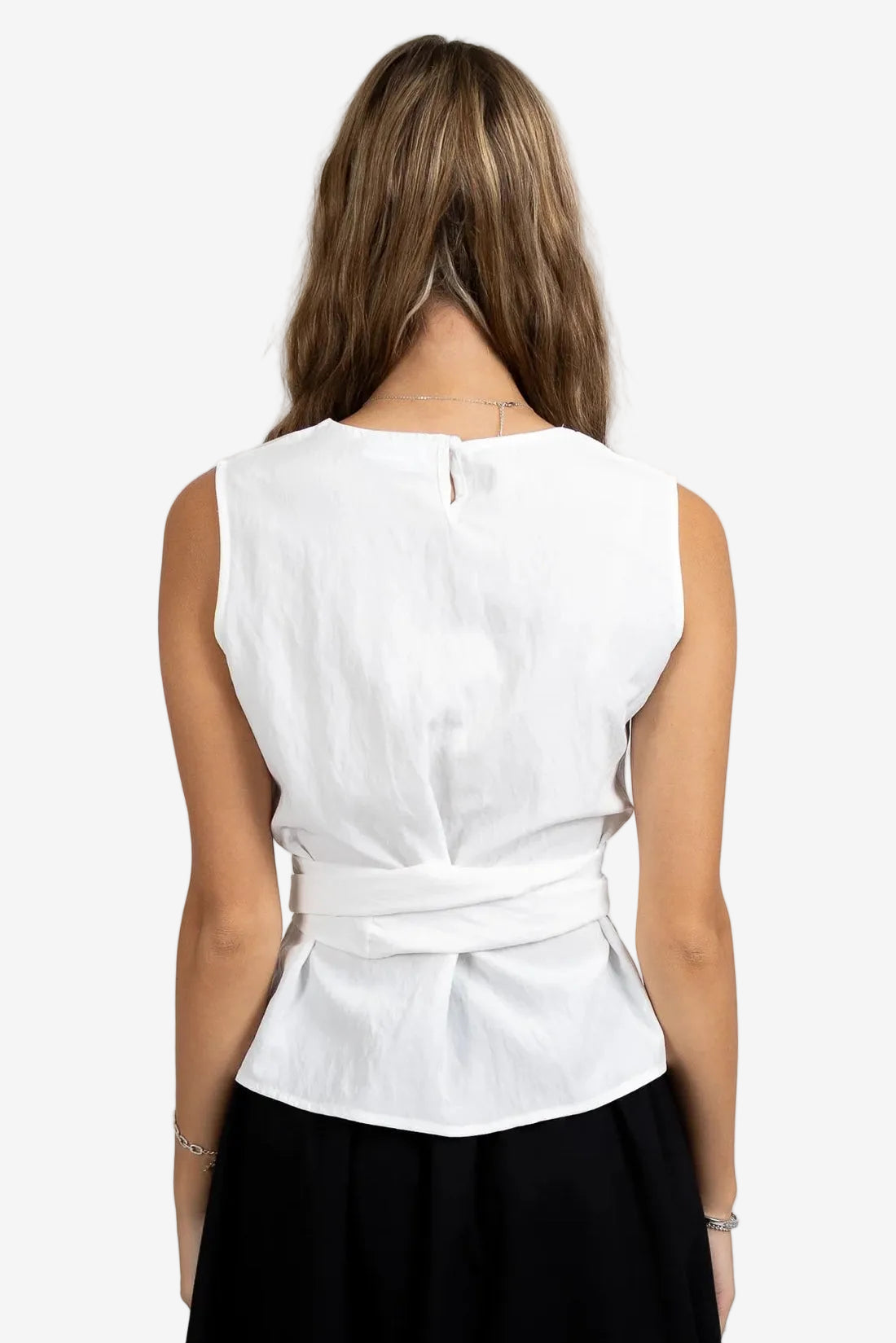 FEDERATION CROSS ME TOP - WHITE - THE VOGUE STORE