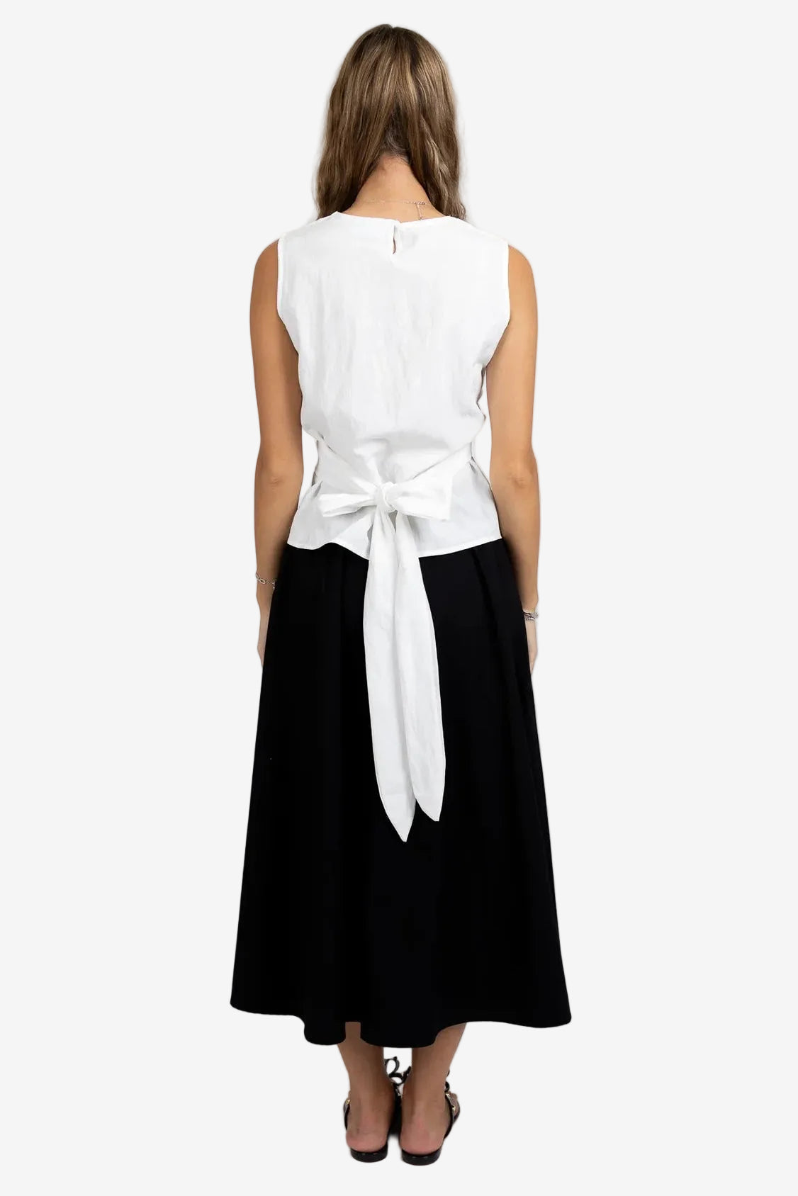 FEDERATION CROSS ME TOP - WHITE - THE VOGUE STORE