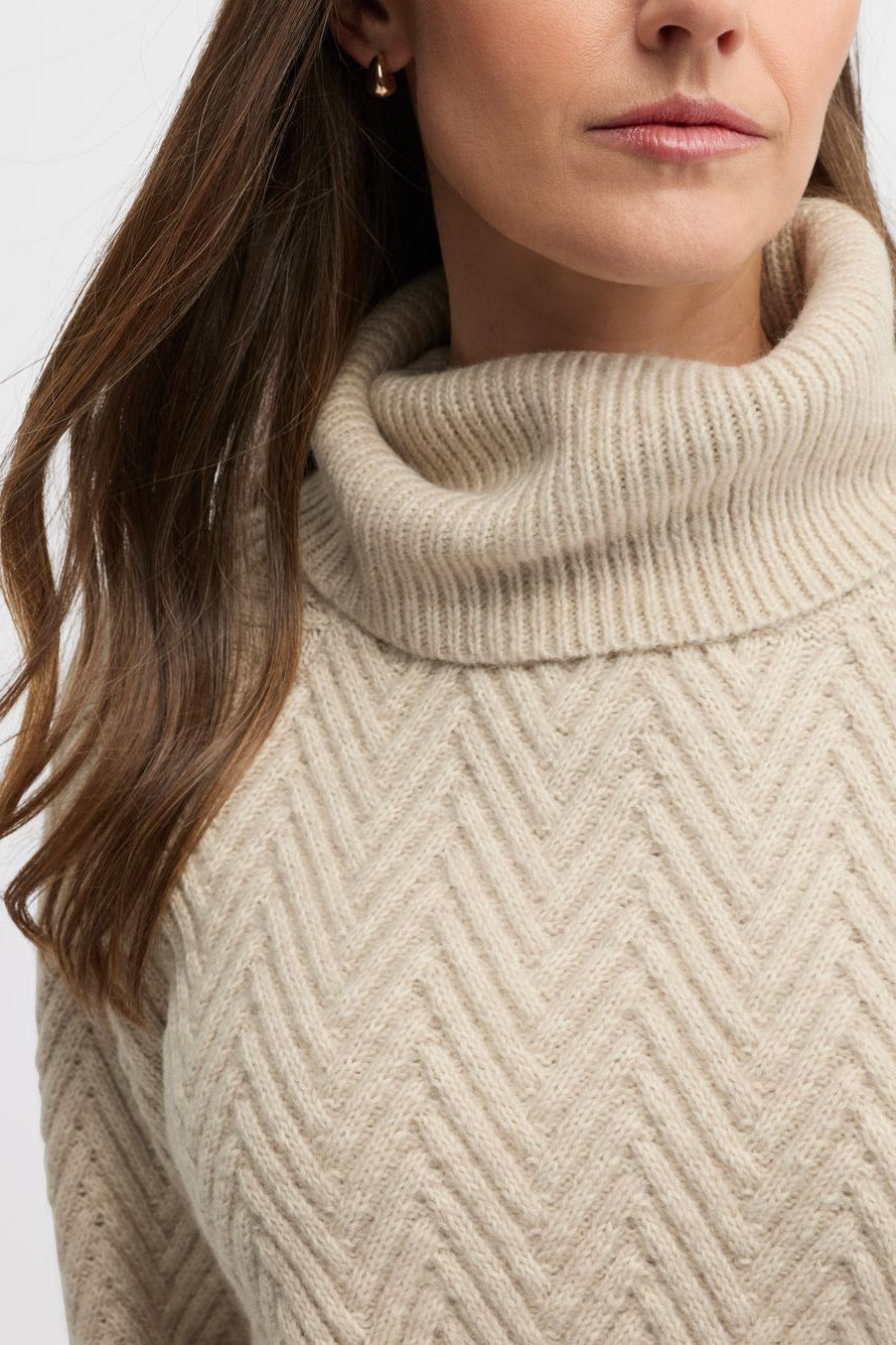 YARRA TRAIL HUDSON KNIT - ALMOND - THE VOGUE STORE