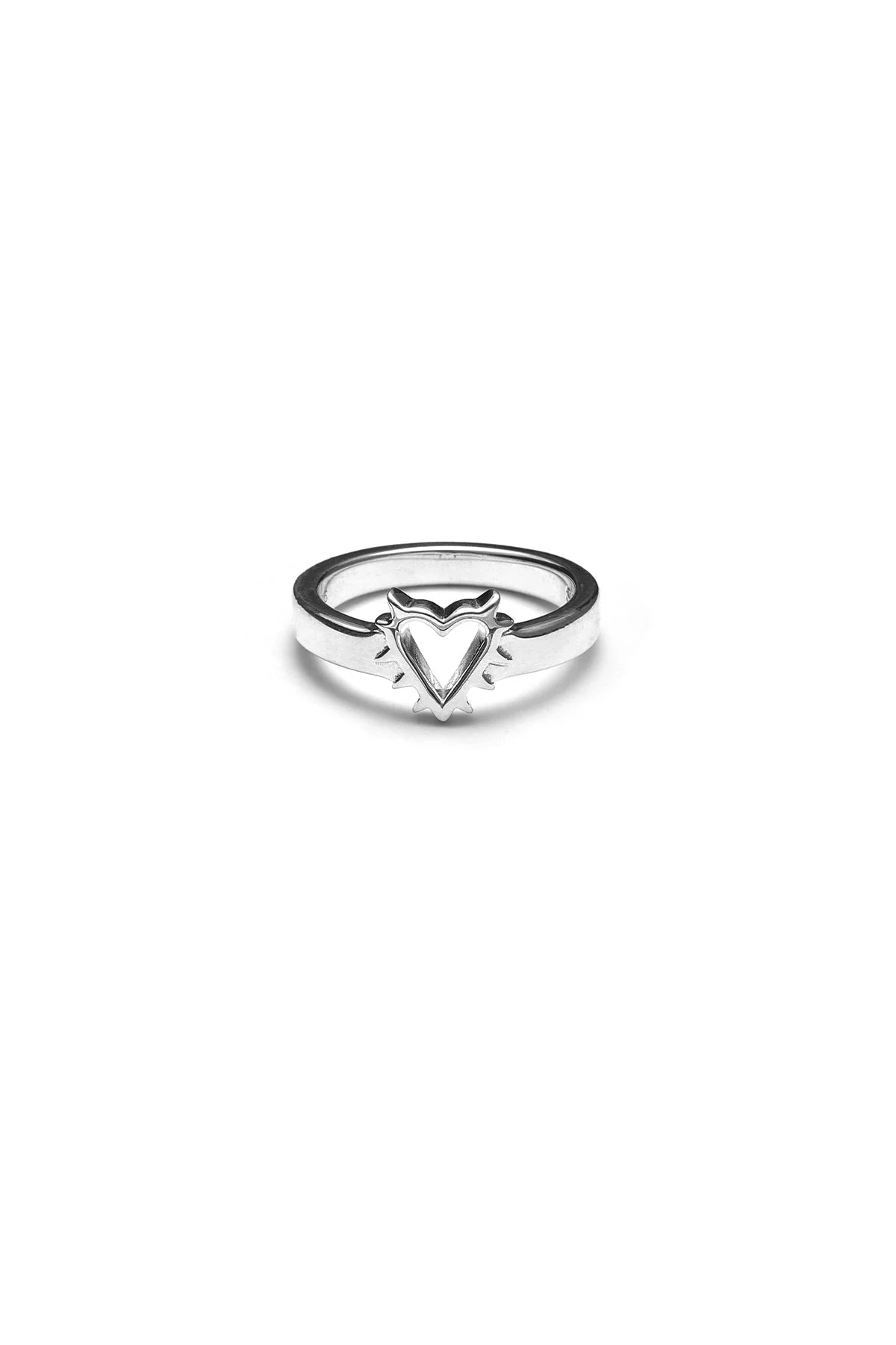 STOLEN GIRLFRIENDS CLUB - MINI HEART SPIKE RING - THE VOGUE STORE